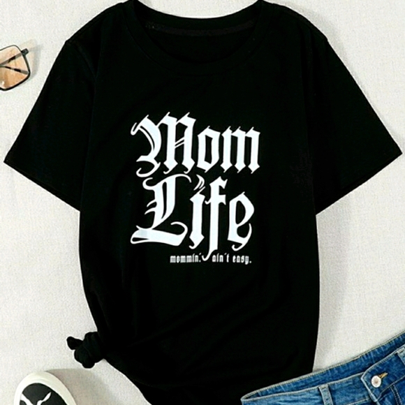 Mom life statement tshirt - Picture 1 of 2